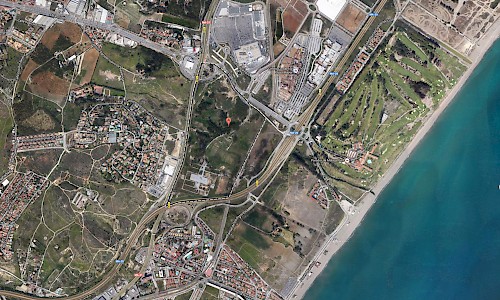 Campamento Benítez, Málaga (Fuente: Google Maps)