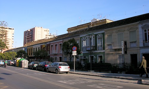Secuencia urbana Avenida de Pries y Paseo de Sancha, Málaga