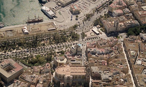 Catedral de Málaga, Málaga (Fuente: Bing Mapas)