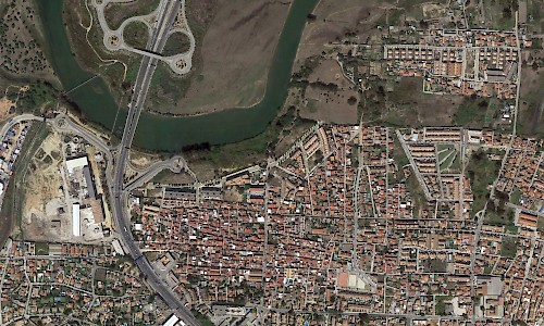 Terrazas del río Palmones, Algeciras (Fuente: Google Maps)