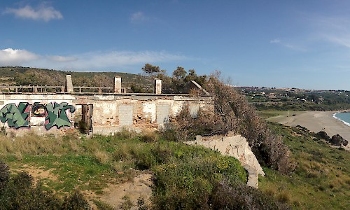 Antigua casa cuartel de carabineros, San Roque (Fuente: Equipo N-340)