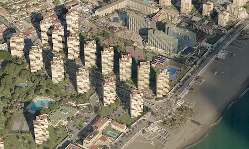 Conjunto Playamar, Torremolinos (Fuente: Bing Mapas)