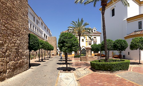 Centro histórico de Marbella (Fuente: Jacques Maes y Mar Loren, Equipo N-340)