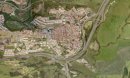 Centro histórico de San Roque, San Roque (Fuente: Bing Mapas)