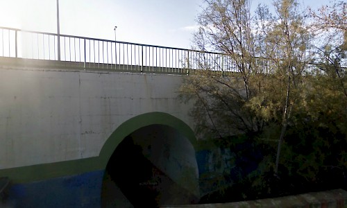 Pontón arroyo Los Moros, Mijas (Fuente: Google Maps)