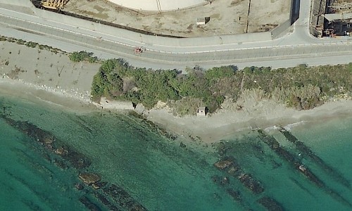 Búnker: Casamata contra-carro 175, San Roque (Fuente: Bing Mapas)