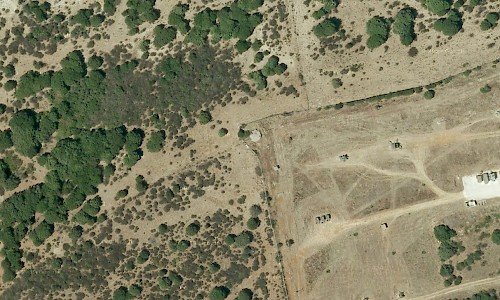 Búnker: Nido de ametralladora 129, San Roque (Fuente: Google Maps)